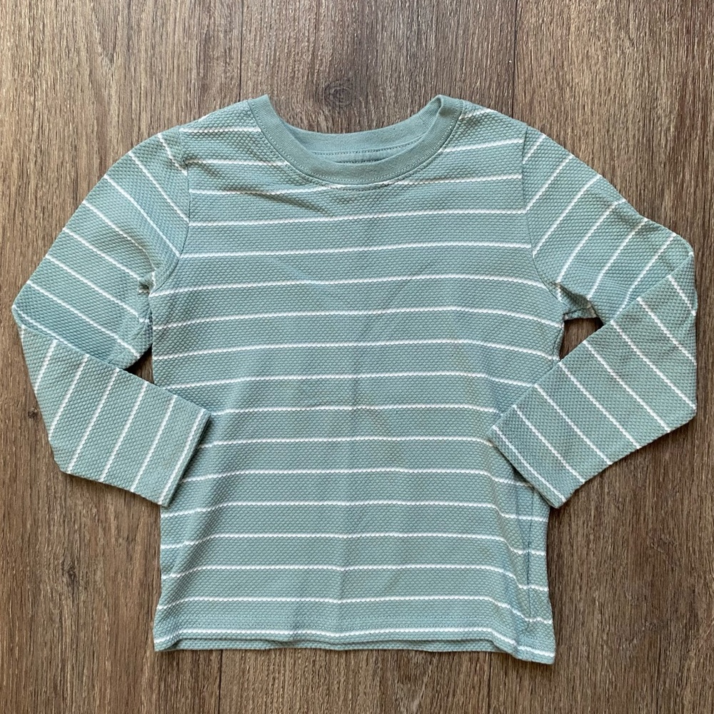 Wonder Nation Blue White Stripe Crewneck Sweater 4T